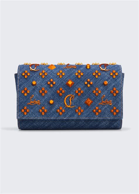 christian louboutin denim bag|christian louboutin farfetch.